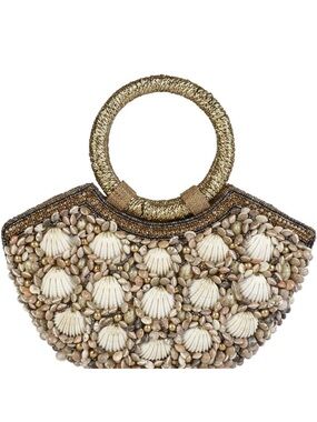 Shell Embellished Handbag
